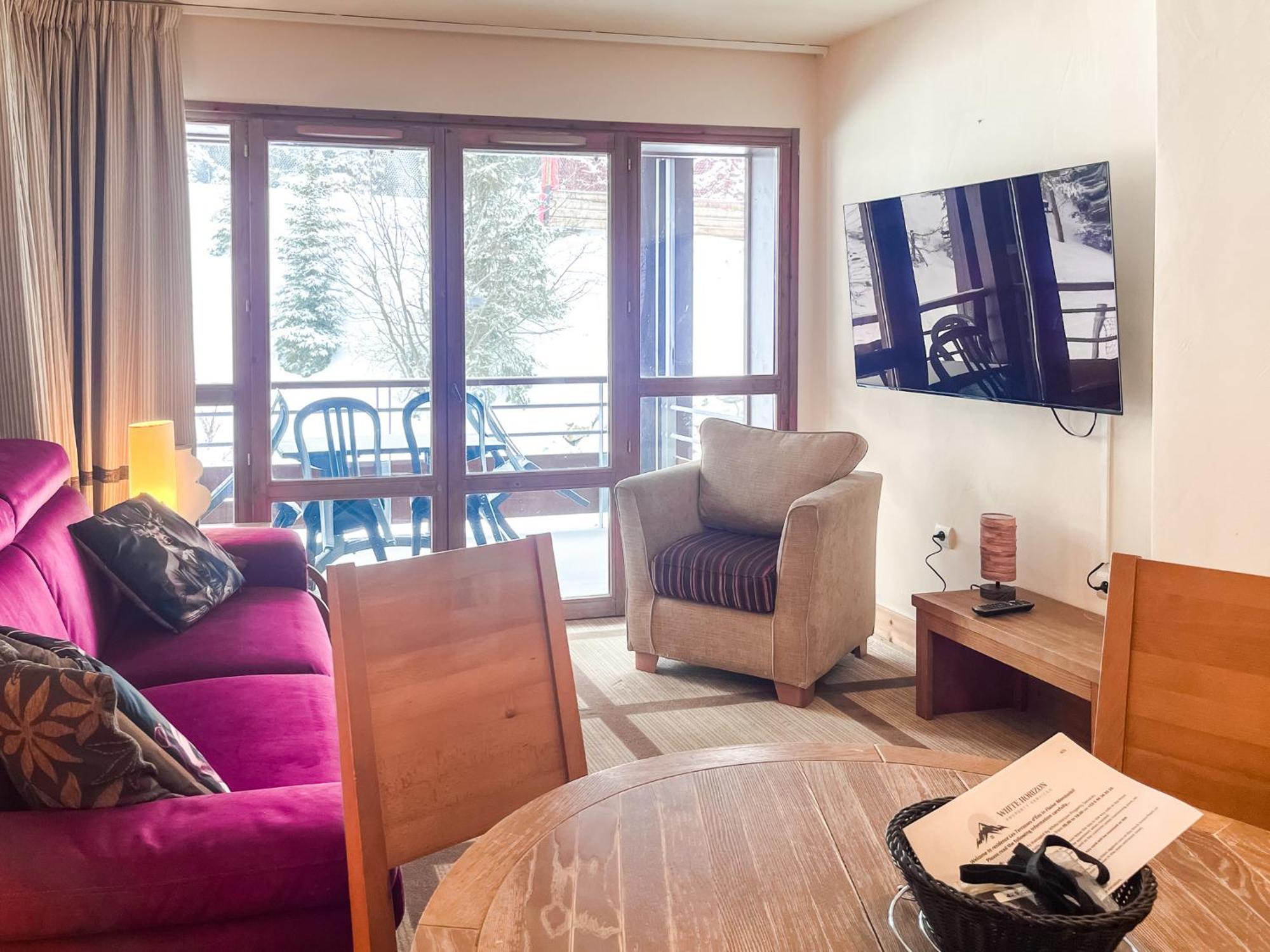 Large One-Bedroom Apartment, Wheelchair Adapted, Les Terrasses D'Eos Flaine Eksteriør bilde