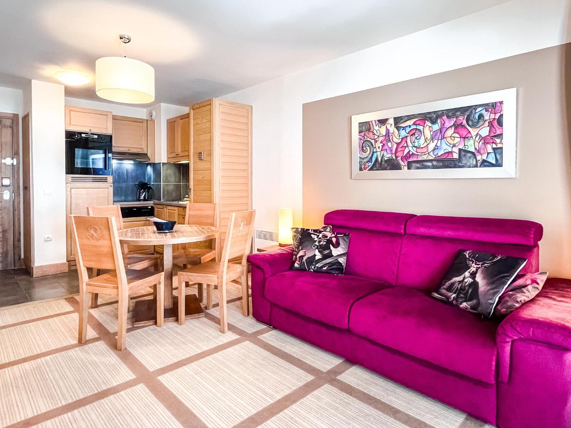 Large One-Bedroom Apartment, Wheelchair Adapted, Les Terrasses D'Eos Flaine Eksteriør bilde