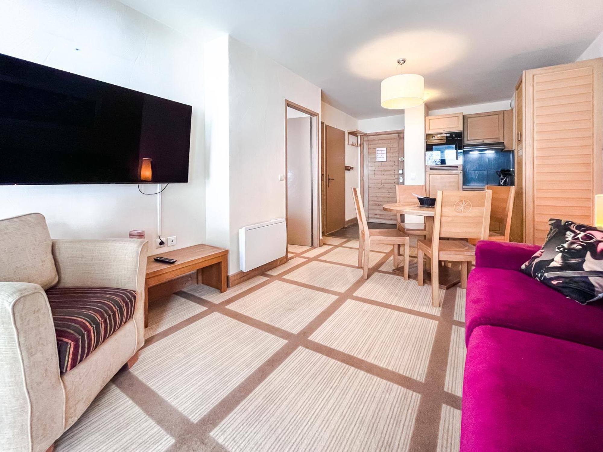 Large One-Bedroom Apartment, Wheelchair Adapted, Les Terrasses D'Eos Flaine Eksteriør bilde