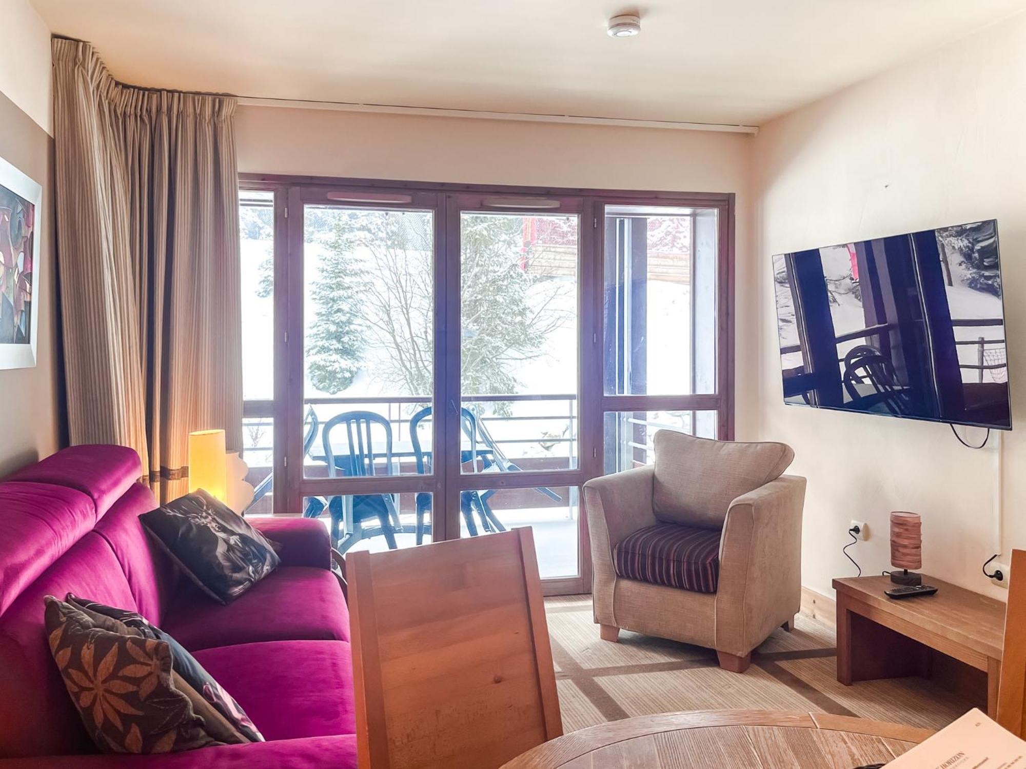 Large One-Bedroom Apartment, Wheelchair Adapted, Les Terrasses D'Eos Flaine Eksteriør bilde